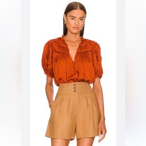 Ulla Johnson Rust Blouse